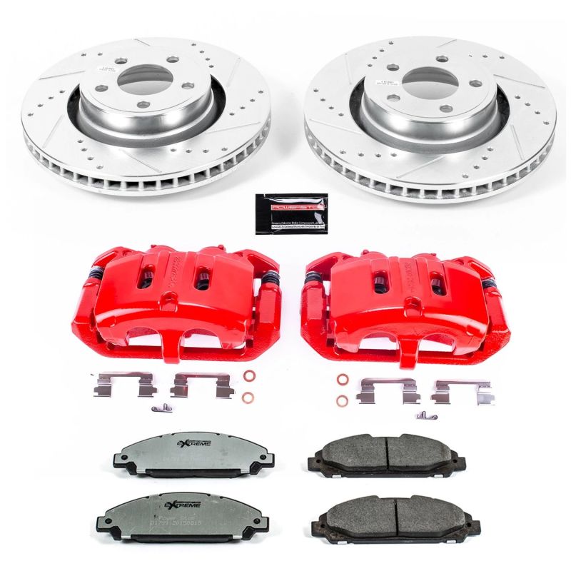 PowerStop Power Stop 15-20 Ford Mustang Front Z26 Street Kit w/Cals