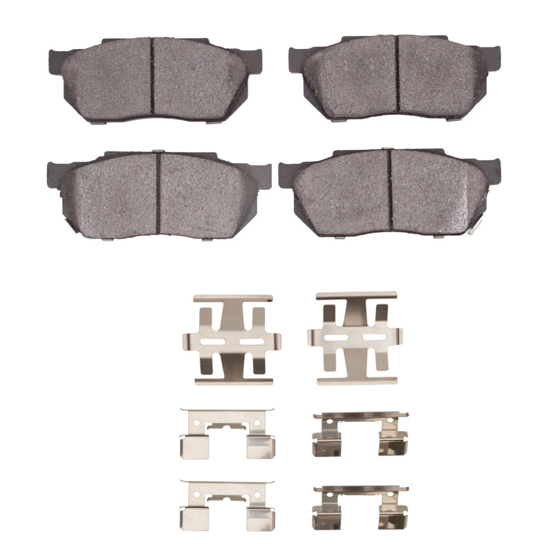 R1 Concepts R1 83-87 Honda Prelude Front Semi Met Pads & Hardware Kit