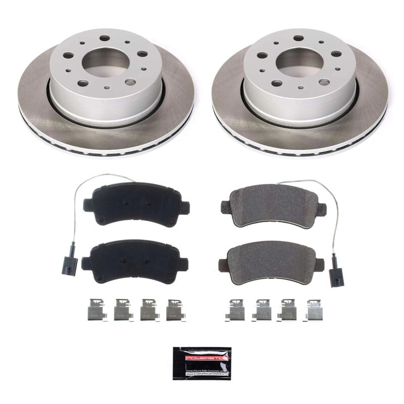 PowerStop Power Stop 16-21 Ram ProMaster 3500 Rear Semi-Coated Rotor Kit