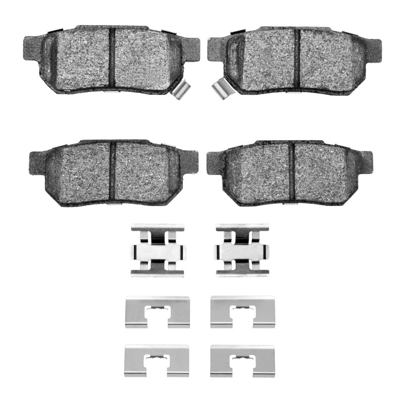 R1 Concepts R1 85-89 Acura Integra Rear Semi Met Pads & Hardware Kit