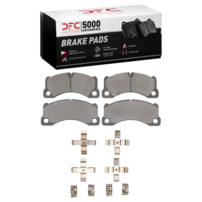 DFC 08-25 Audi RS e-TRON GT Front 5000 Advanced Low Metallic Brake Pads and Hardware Kit