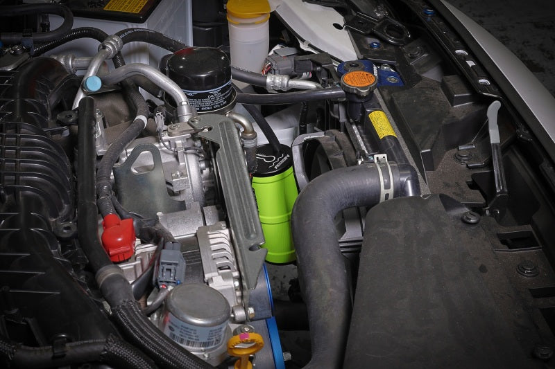 Perrin Performance PERRIN 02-26 Subaru WRX / 04-21 STI / 13-26 BRZ/GR86/FRS/86 Coolant Overflow Tank - Neon Yellow