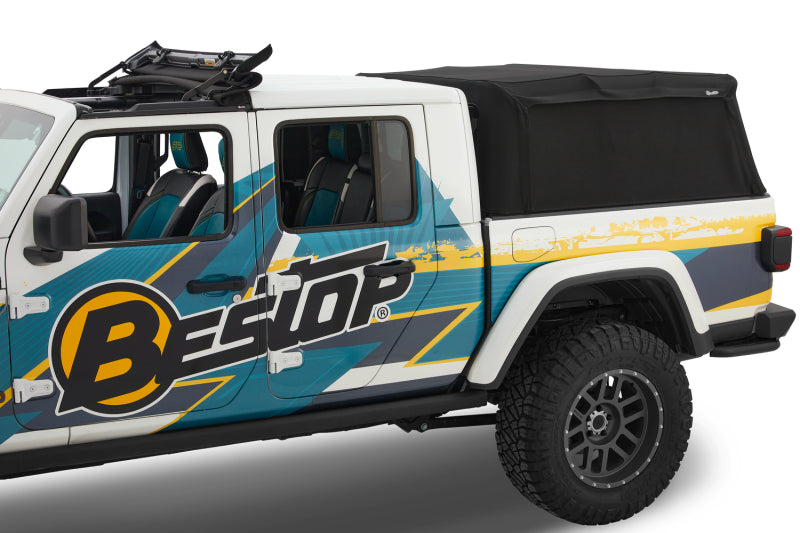Bestop 20-26 Jeep Gladiator For 5 Ft. Bed Supertop For Truck 2 (Black Diamond)