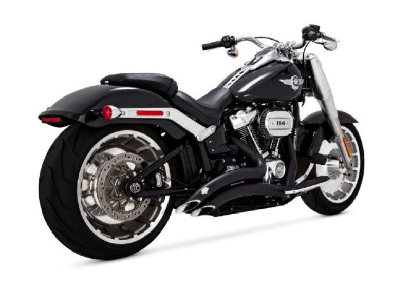 Vance and Hines Vance & Hines HD 18-22 Fatboy/Breakout Big Radius 2-2 Black PCX Full System Exhaust