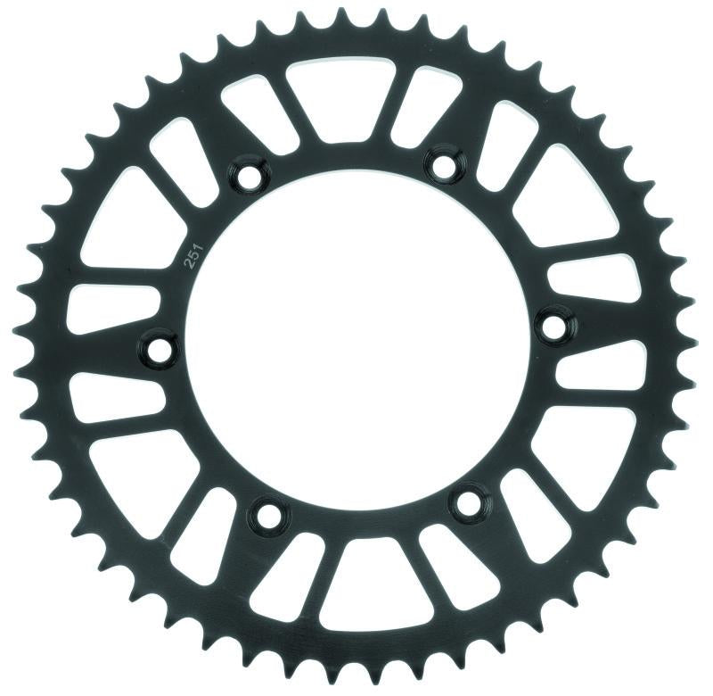 BikeMaster Honda Yamaha Rear Steel Sprocket 520 50T - Black