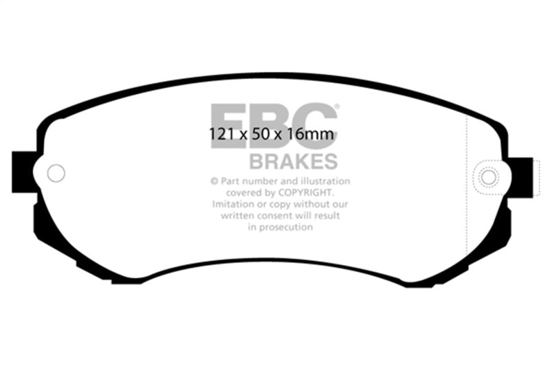 EBC 89-96 Nissan 240SX 2.4L Bluestuff Front Brake Pads