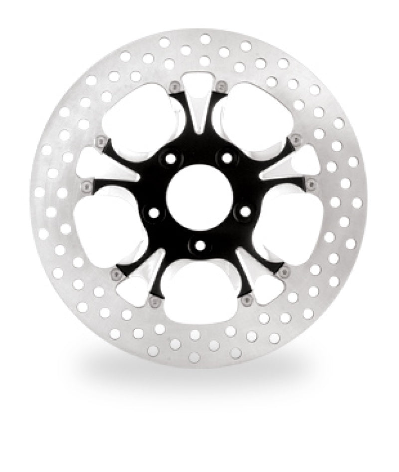 Performance Machine Disc/Carr 11.5 Gatlin Rear - Black Ano