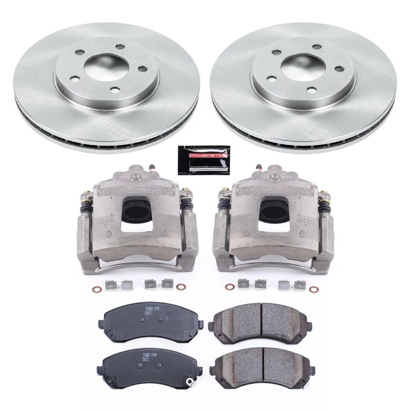 PowerStop Power Stop 02-04 Pontiac Montana Front Autospecialty Kit w/Cals