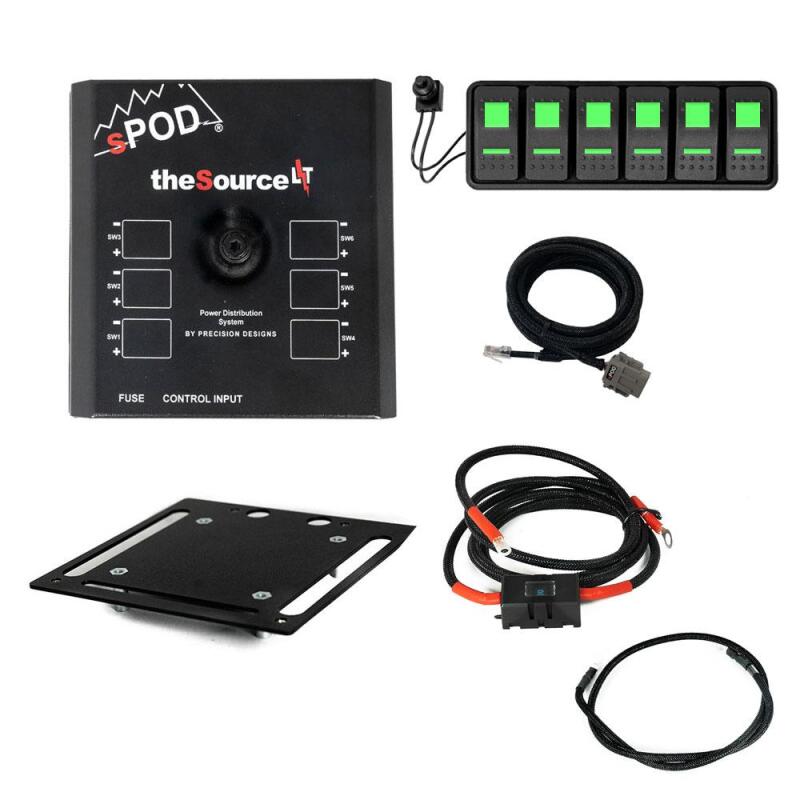 sPOD SourceLT Modular w/Green LED for 84in Battery Cables
