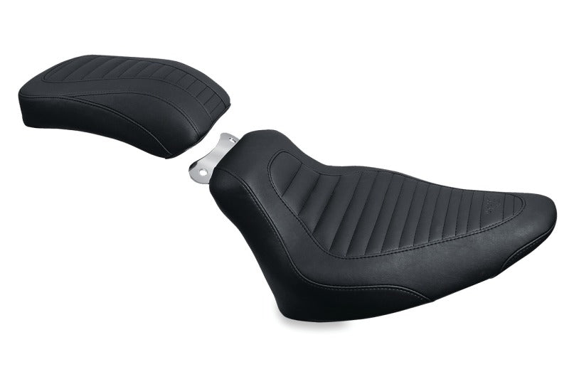 Mustang Motorcycle Mustang 00-15 Harley Softail Standard Rear Tire Tripper Passenger Seat - Black