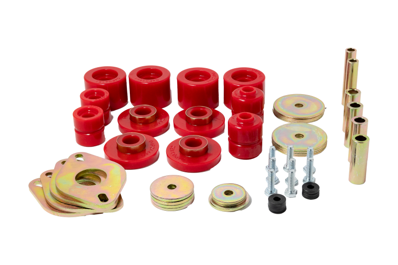 Energy Suspension 07-13 Toyota Tundra Body Mount Set - Red