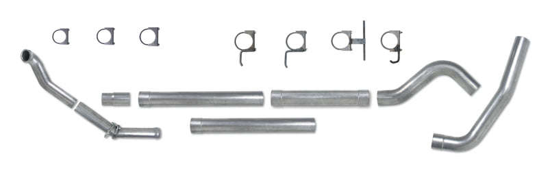Diamond Eye Performance Diamond Eye KIT 4in MFLR RPLCMENT PIPE TB SGL ALUM 94-97 5 7 3L F250/F350 PWRSTROKE NFS W CARB STDS