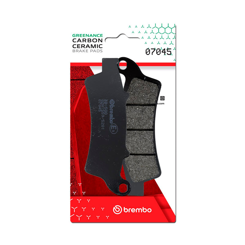 Brembo Powersports Brembo KYMCO X-Town/Malaguti Madison/Piaggio Beverly Carbon Ceramic Brake Pad - Front