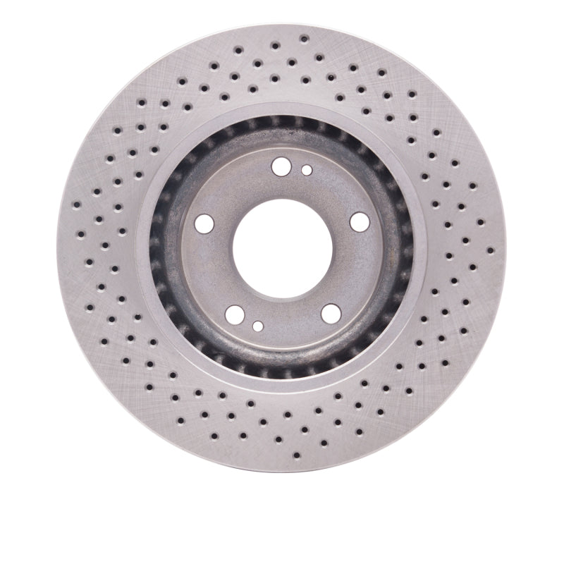 DFC 07-08 Hyundai Tiburon Front Drilled Brake Rotor