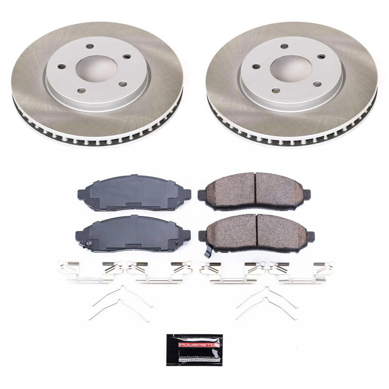 PowerStop Power Stop 13-21 Nissan NV200 Front Semi-Coated Rotor Kit