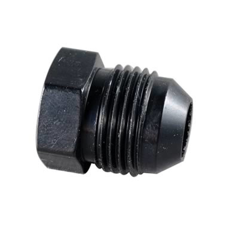 Fragola -8AN Aluminum Flare Plug - Black