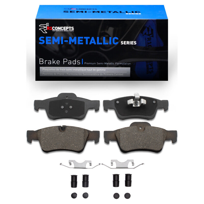 R1 Concepts R1 2005-2018 Mercedes-Benz ML450 Rear R1 Semi Met Pads & Hardware Kit