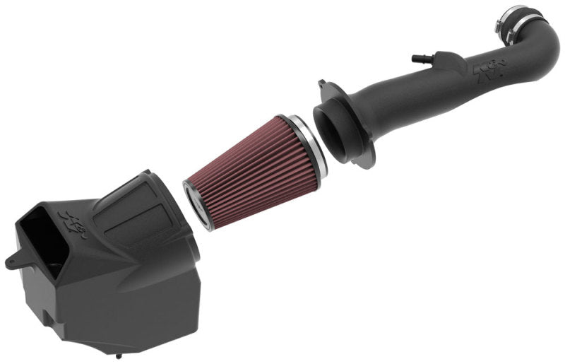 K&N Engineering K&N 2018 Jeep Wrangler JL V6-3.6L F/I AirCharger Performance Intake