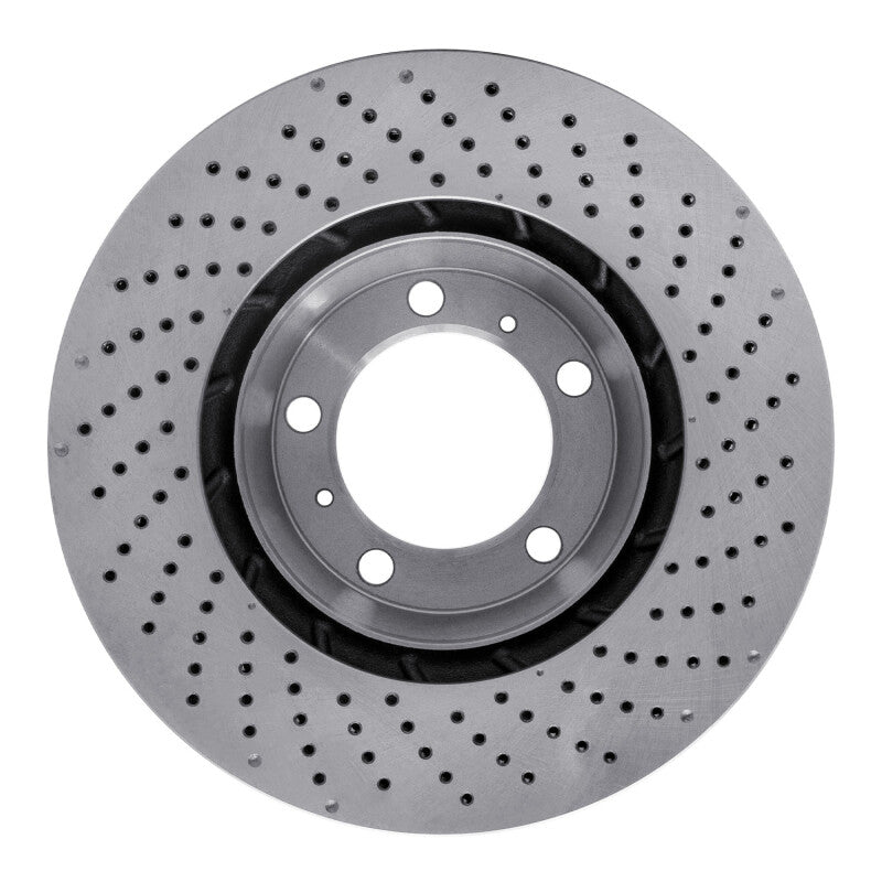 DFC 99-23 Porsche 718 Cayman Left Front Drilled Brake Rotor