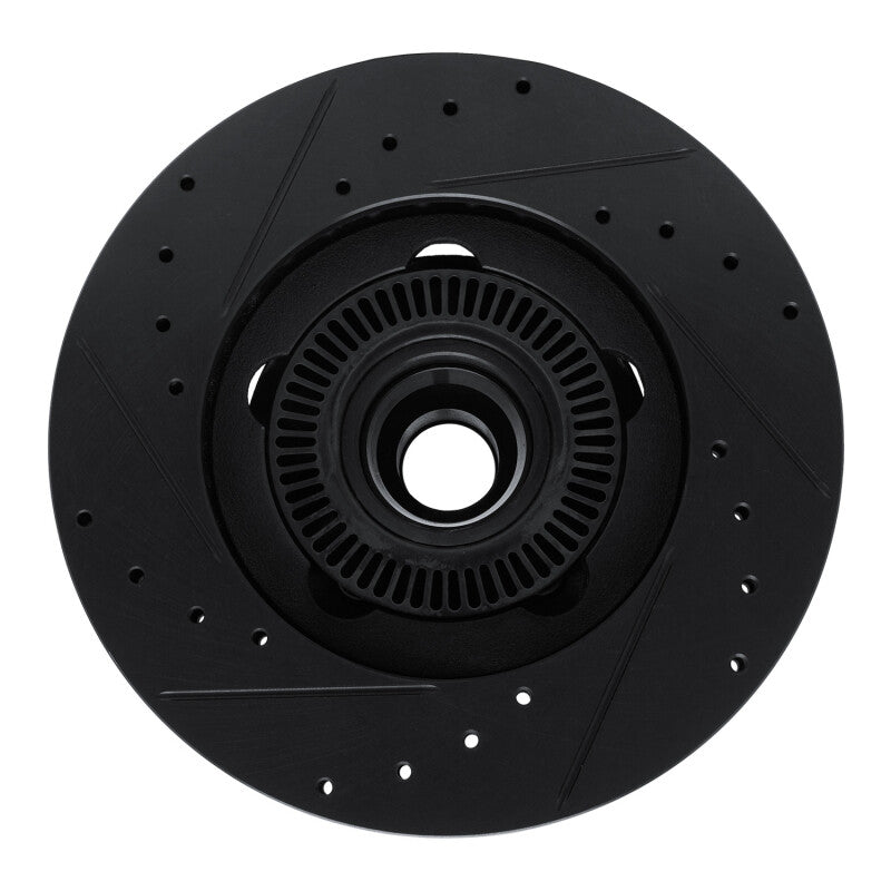 R1 Concepts R1 06-12 Ford Ranger (Mexico) Front Right Drilled & Slotted Black Brake Rotor
