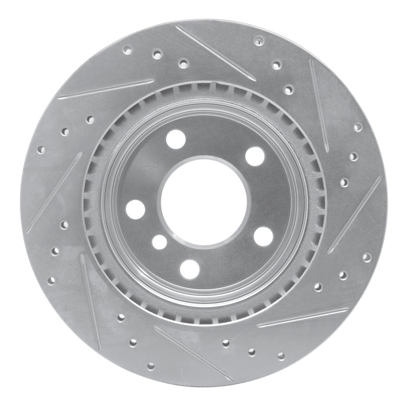 R1 Concepts R1 06-21 BMW 220i (Mexico) Rear Left Drilled & Slotted Silver Brake Rotor