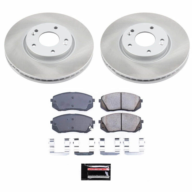 PowerStop Power Stop 11-16 Kia Sportage Front Semi-Coated Rotor Kit