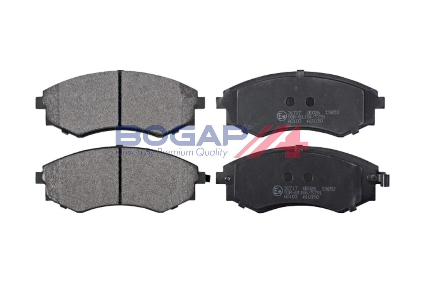 BOGAP Y8210276 Brake Pad Set, Disc Brake