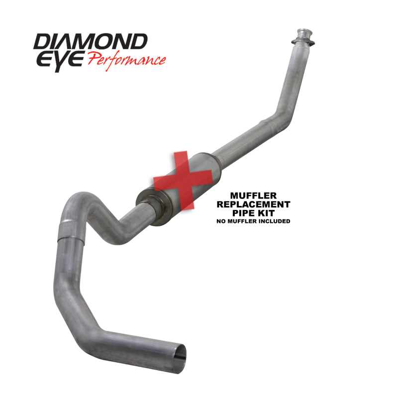 Diamond Eye Performance Diamond Eye KIT 4in TB HX40 DWNP 221040 SGL AL 94-02 CUMMINS 5 9L NO WARRANTY ON FITTMENT-CSTM KIT