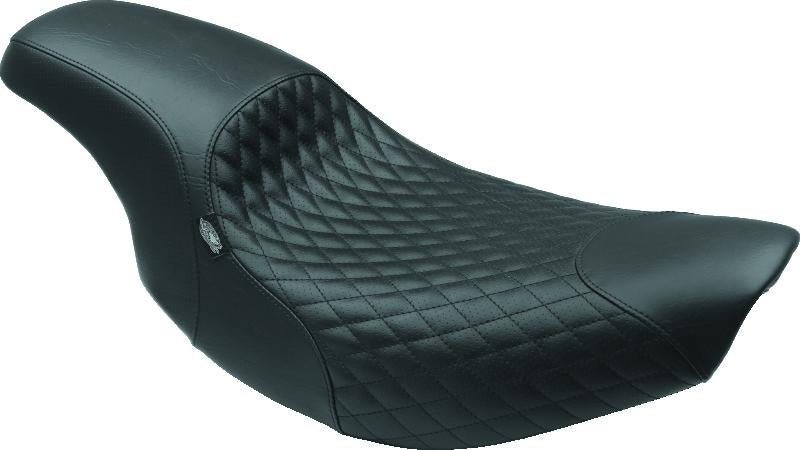 Mustang Motorcycle Mustang 84-06 Harley Standard Rear Tire Duke 1PC Regal Seat - Black