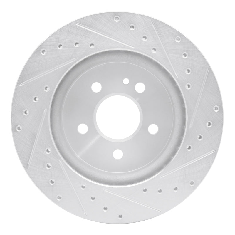 R1 Concepts R1 98-05 Mercedes-Benz ML320 Front Left Drilled & Slotted Silver Brake Rotor