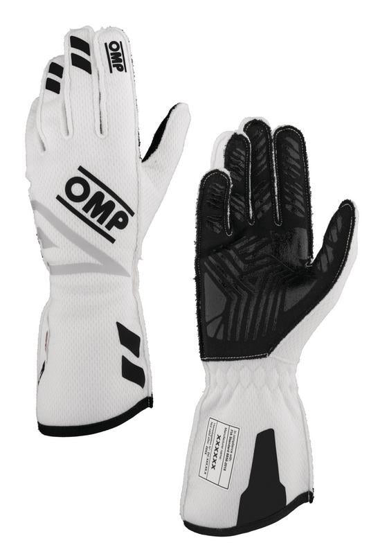 OMP ONE EVO FX GLOVES FIA 8856-2018 WHITE SIZE XS