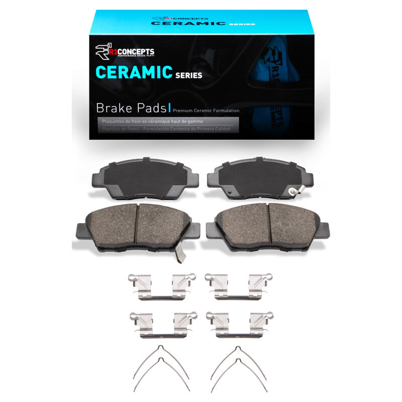 R1 Concepts R1 2009-2020 Honda CR-Z Front R1 Ceramic Pads & Hardware Kit