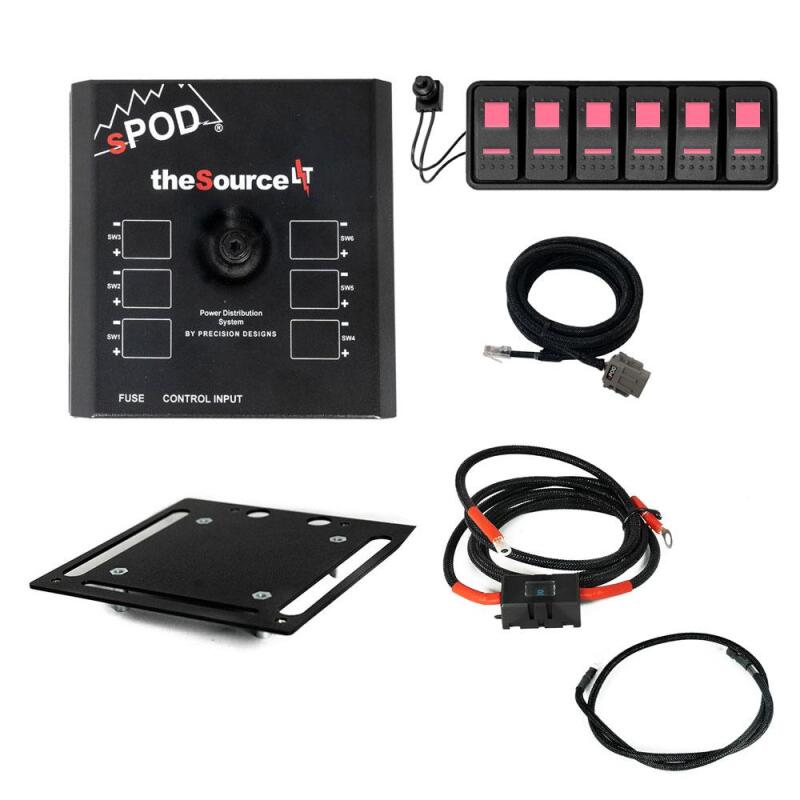 sPOD SourceLT Modular w/Red LED for 84in Battery Cables