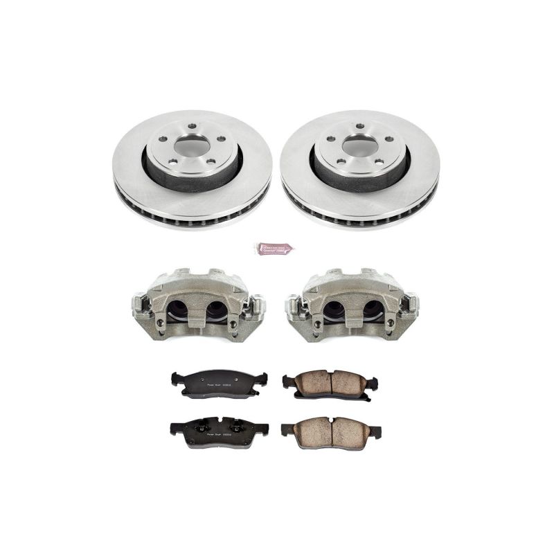 PowerStop Power Stop 11-16 Jeep Grand Cherokee Front Autospecialty Kit w/Cals