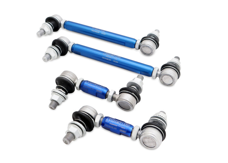 SuperPro 15-22 Ford Mustang Adjustable End Link Set (TRC12160 + TRC1245)