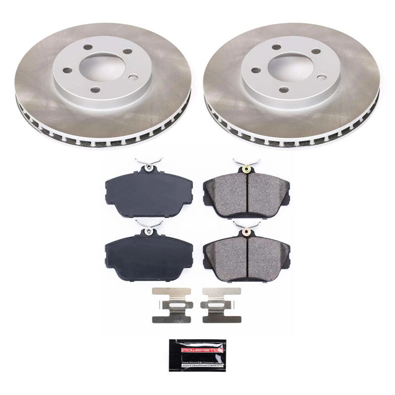 PowerStop Power Stop 1995 Ford Taurus Front Semi-Coated Rotor Kit
