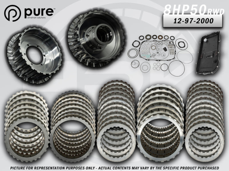 Pure Drivetrain Solutions Pure Drivetrain 8HP50 High Performance Transmission Hard Parts Kit - RWD - Stage 2