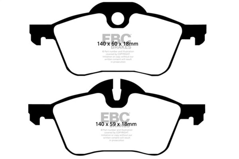 EBC 02-03 Mini Hardtop (R50) 1.6L Bluestuff Front Brake Pads