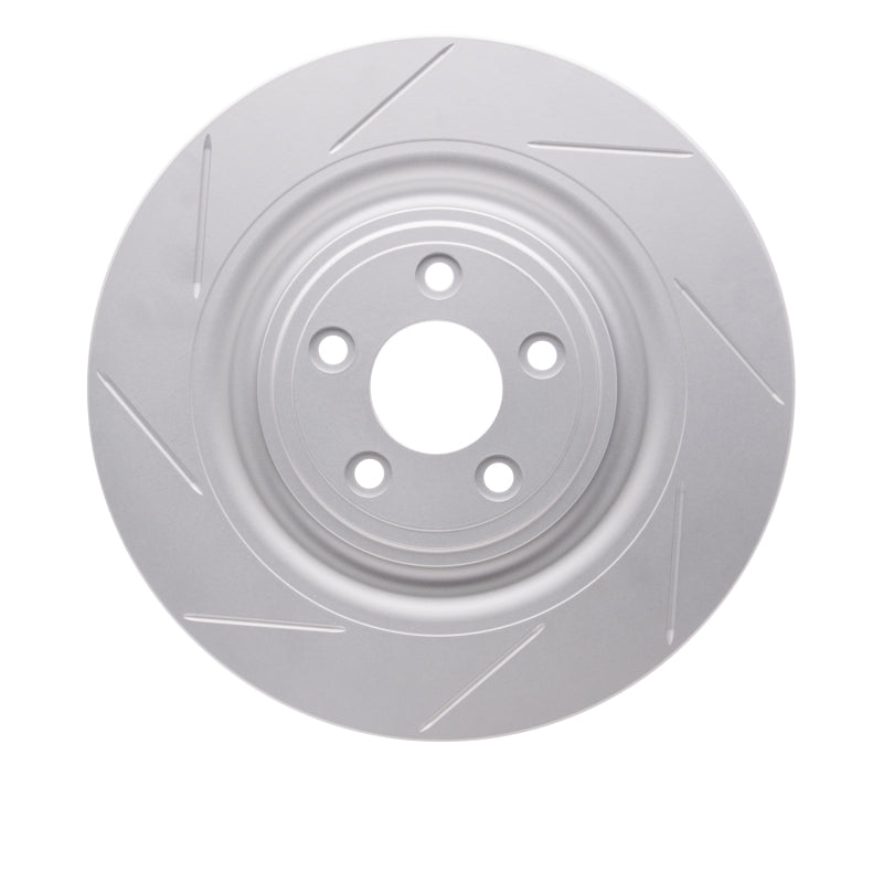 DFC 08-09 Jaguar XKR Right Rear GeoSPEC Coated Rotor - Slotted