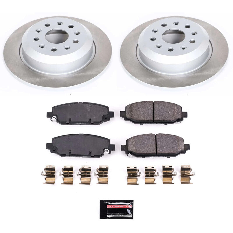 PowerStop Power Stop 18-22 Jeep Wrangler Rear Semi-Coated Rotor Kit