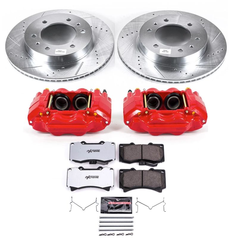 PowerStop Power Stop 09-10 Hummer H3T Front Z36 Truck & Tow Kit w/Cals