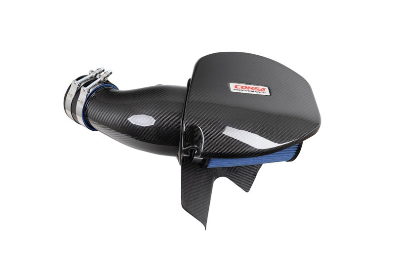 CORSA Performance Corsa 21-23 Dodge Challenger/Charger 6.4L V8 Carbon Fiber Open Element Air Intake - Oiled