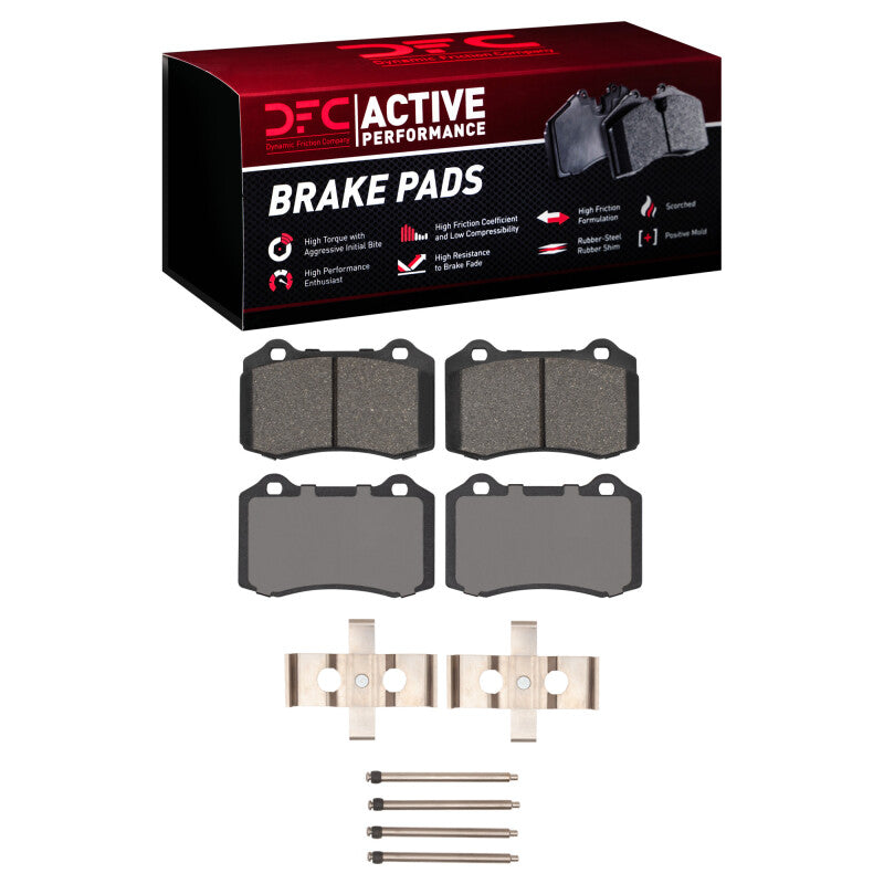 DFC 92-02 Dodge Viper Front Active Performance Pads and Hardware Kit