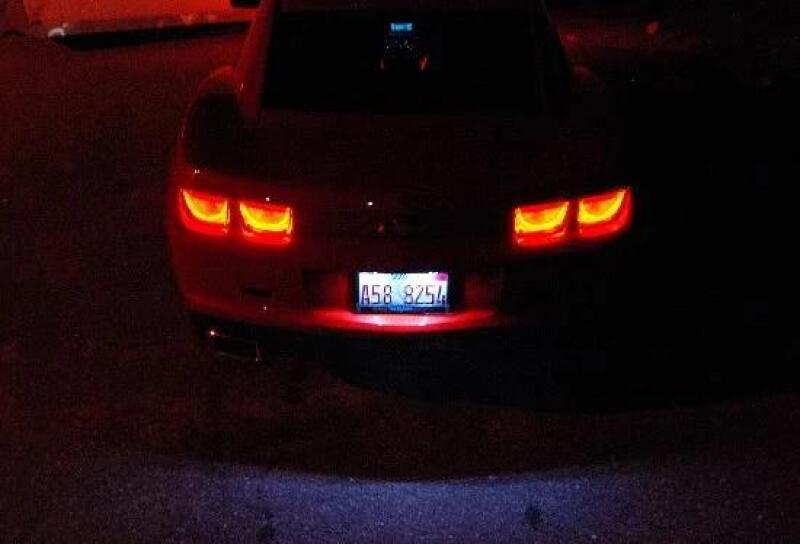 ORACLE Lighting Oracle 10-13 Chevrolet Camaro LED Afterburner Tail Light Halo Kit - Red