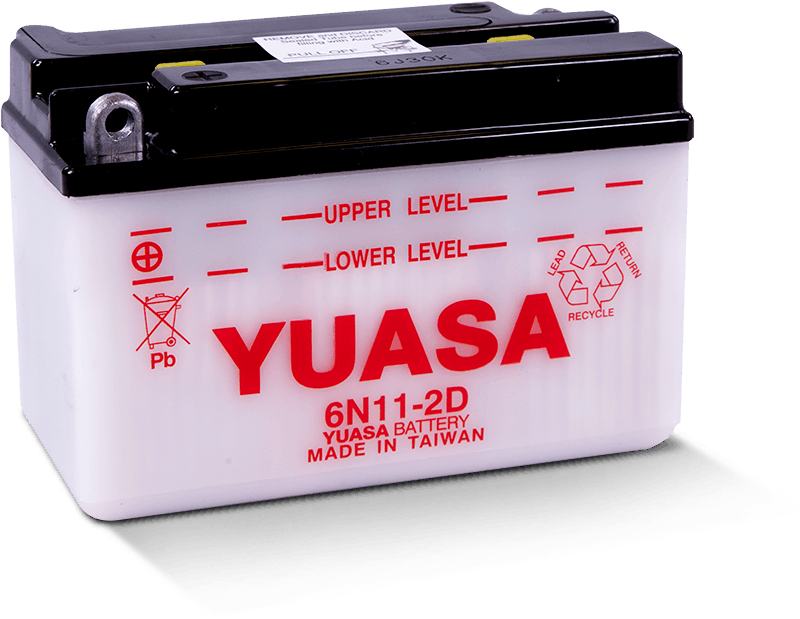 Yuasa Battery Yuasa 6N11-2D Conventional 6-Volt Battery