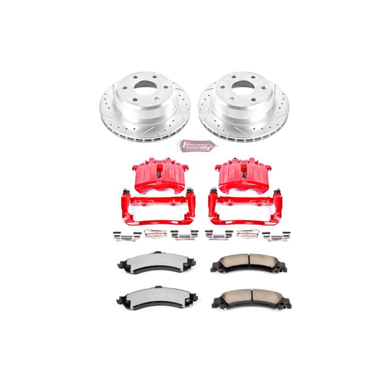 PowerStop Power Stop 02-06 Cadillac Escalade Rear Z36 Truck & Tow Brake Kit w/Calipers