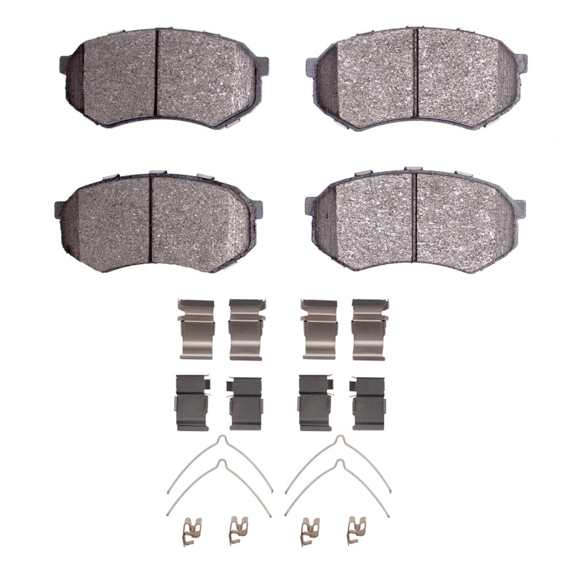 DFC 83-92 Chrysler Conquest Front 5000 Advanced Semi Metallic Brake Pads and Hardware Kit