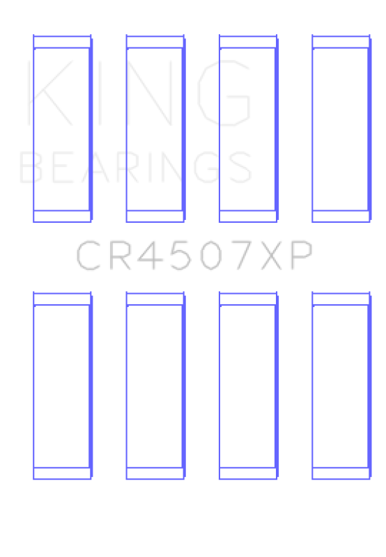King Engine Bearings Mazda L3-VDT MZR Performance Rod Bearing Set - Size STD