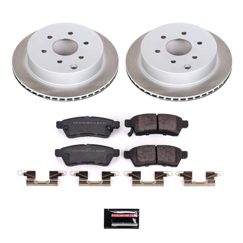 PowerStop Power Stop 09-12 Suzuki Equator Rear Semi-Coated Rotor Kit