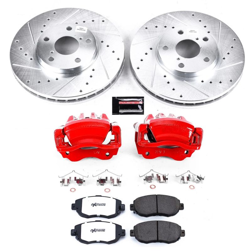PowerStop Power Stop 02-10 Lexus SC430 Front Z26 Street Kit w/Cals